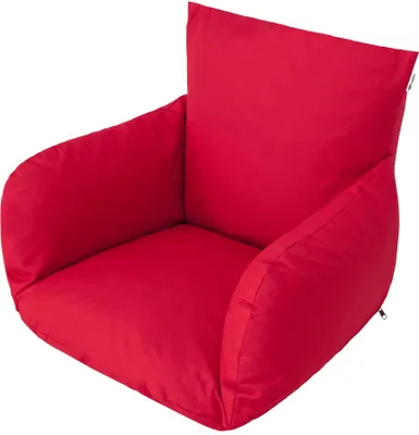 Obrázek produktu pro Pillowprim Barry - pohodlný polštářek na závěsné křeslo, měkký, moderní a odolný proti povětrnostním vlivům, červený