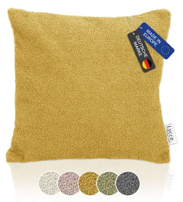 Produktbild von Lycce Kissenhülle Bouclé 40x40 cm senf