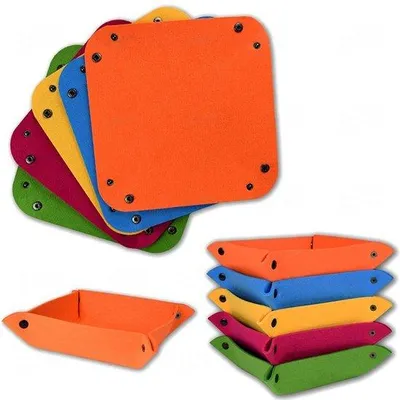 Image de Trieurs de puzzles – Plateaux de tri pour puzzles – Tapis en feutre – Système de rangement – Lot de 5 boîtes à puzzles empilables pour 1 000 à 4 800 pièces