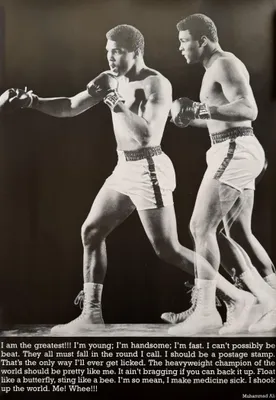 Productafbeelding van Muhammad Ali - Citaat - Poster - 60x85 cm