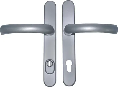 Produktbild von Schmalrahmen Türbeschlag SRG 2165 Alu F1 PZ 92mm Dr/Dr mit ZA Türklinke Türgriffe