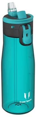 Produktbild von Sparrow Trinkflasche 1L - TouchFlow Tritan Wasserflasche - BPA-frei - Sportflasche Auslaufsicher - Trinkflaschen mit Strohhalm für Sport, Outdoor - Leicht, Nachhaltig