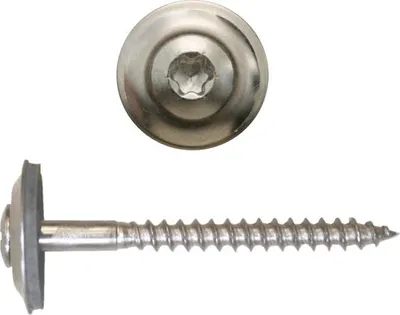 Produktbild von 100 Stk. Spenglerschrauben mit Dichtscheibe 4,5x20 Edelstahl V2A
