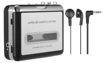 Productafbeelding van USB-converter band naar MP3- en cassettespeler voor audiocassettes