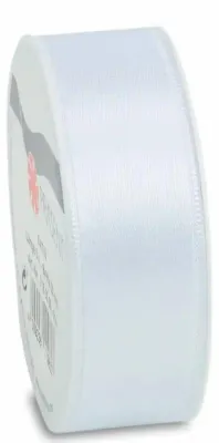 Produktbild von PRÄSENT Satinband auf der Rolle weiß 25mmx5m