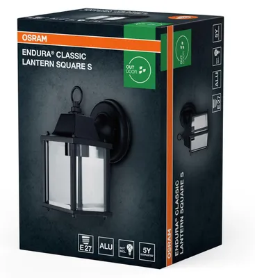 Produktbild von Außenlampe 22.5 cm hoch E27 Modern