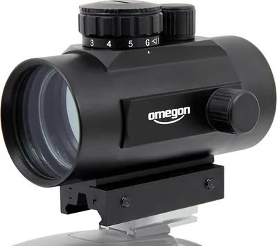 Produktbild von Omegon Leuchtpunktsucher mit Blitzschuhadapter für DSLR