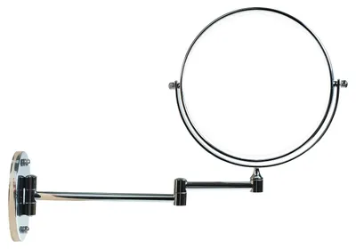 Wandspiegel 20 cm, 5-fach Vergrößerung, doppelseitig, drehbar