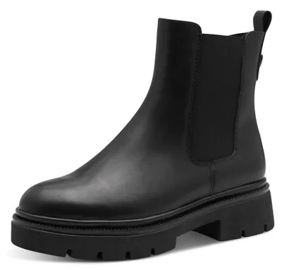 Immagine prodotto di Stivali Chelsea da donna in pelle, modello classico, colore nero, taglia 38 EU, marca MARCO TOZZI
