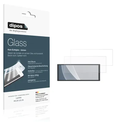 Produktbild von 2x Schutzfolie für Lamtto RC29 10.25 matt - Anti-Shock 9H Folie dipos Glass Kunststoffglas