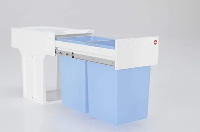 Produktbild von HAILO 3666661 AS Tandem 15/15 weiß AntiBak ab 30 cm Schrankbreite