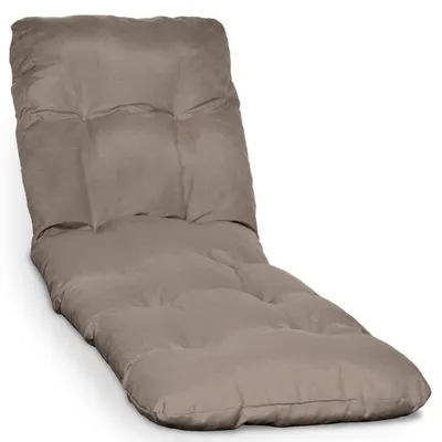 Produktbild von Beautissu Auflage Sonnenliege Deckchair Flair RL, 190x60x8 cm, Taupe