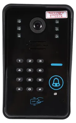 Produktbild von 7-Zoll-Touchscreen-LCD-RFID-Video-Gegensprechanlage mit Türklingel und Passwortsystem für die Haussicherheit