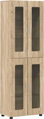 Produktbild von vidaXL Highboard FLORIN Sonoma-Eiche 60 x 35 x 182 cm Holzwerkstoff