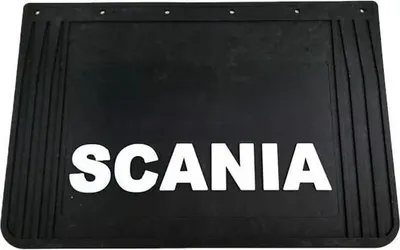 Produktbild von Schmutzfänger Matte Scania 3D 40x60cm weiße Schrift im Relief