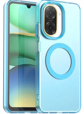 Obrázok produktu pre Pre Xiaomi Redmi A5 4G / Poco C71 Candy Design Magsafe PC Hybrid TPU Protective Case Cover Blue