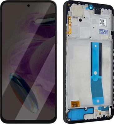 Obrázek produktu pro Clappio, kompletní displej Soft OLED Xiaomi Redmi Note 12S předmontované pouzdro, černé