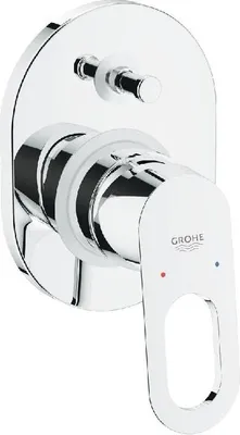 Produktbild von Grohe BauLoop - Wannenarmatur - Unterputz, mit Einbaukörper, verchromt 29041000