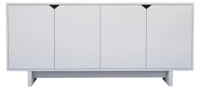 Immagine prodotto di Credenza in legno "Doruk" - 180 x 40 x 81 cm - Bianco