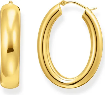 Thomas Sabo CR739-413-39 Damen-Creolen Chunky Goldfarben 1