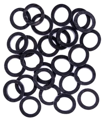 EPDM-Flachdichtung 3/8", 14,5x10x2 mm, 25 Stück
