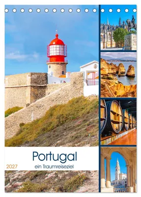 Produktbild von Portugal - ein Traumreiseziel (Tischkalender 2027 DIN A5 hoch), CALVENDO Monatskalender