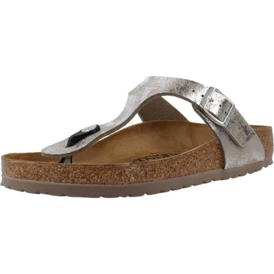 Produktbild von Birkenstock Damen Zehentrenner, sonstiges(synwashedmetallicsilve (11808)), Gr. 36