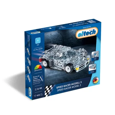 Zdjęcie produktu dla Eitech Speed Racer (Model 3), Zestaw do budowania, 8 lat(a), 435 szt.