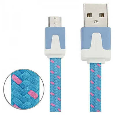 Produktbild von Micro USB Datenkabel Ladekabel Farben 2 m für Handys Tablet Kabel Laden Zubehör