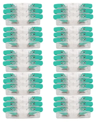 Produktbild von 10 Stück 3-in-Out-Drahtverbinder, Schnellverdrahtung, Leiteranschluss, elektrische Kabelverbinder, 0,5–6 mm², 41 A, 450 V