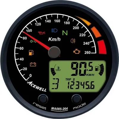 Produktbild von Acewell Tachometer ACE-MA085264ASB 95mm