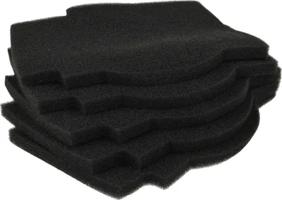 Produktbild von vhbw 5x Luftfilter Ersatz für Lunos 2/FSI-R, 39721 für Lüfter, Badlüfter, Ventilator, Lüftungsgerät - Schwarz
