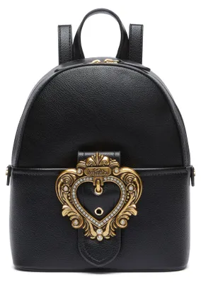 Immagine prodotto di Zaino Donna Braccialini Baroque con Fibbia Cuore e Cristalli Applicati