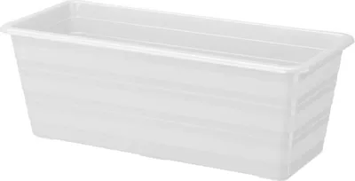 Zdjęcie produktu dla Doniczka skrzynka balkonowa DRACO 40cm biała