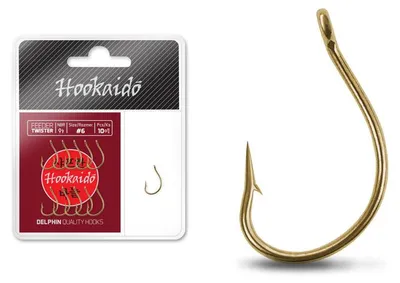 Produktbild von DELPHIN HKD Feeder TWISTER, Angelhaken, 10+1 Stück, 101002068