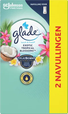 Produktbild von Glade - Touch & Fresh - Exotische Tropenblüten - 2x 10 ml - 1 Stück