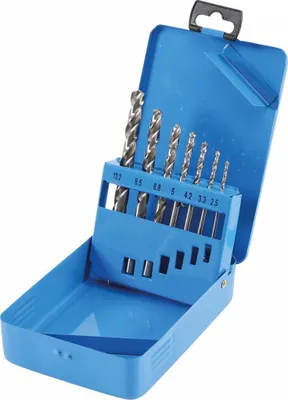 Image de BGS Jeu de forets hélicoïdaux HSS Ø 2,5 - 10,2 mm 7 pces - 9580