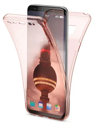 Obrázek produktu pro NALIA 360° kryt pro Samsung Galaxy S8, celokryté pouzdro na mobilní telefon Rose Gold