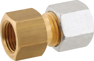 Produktbild von Verbindungsstück Innengewinde 1/2' UNF auf Rohrverschraubung RVS 8mm