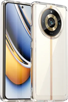 Image de Etui pour Realme 11 Pro Transparent, étui de protection antichoc en silicone TPU Transparent