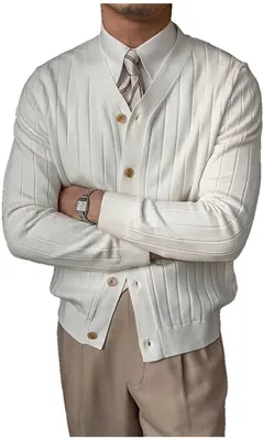 Productafbeelding van Currero Cardigan Heren Wit S