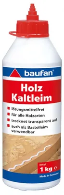 Produktbild von Baufan Holzkaltleim Weißleim 1 kg