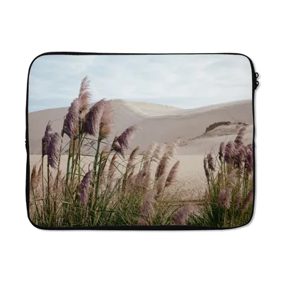 Produktbild von MuchoWow® Laptop Hülle 15 Zoll Pampasgras - Sand - Pflanzen - Düne Laptoptasche - Laptoptasche - Sleeve - Rundum-Schutz