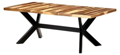 Produktbild von Tische, Küchen- und Esszimmertische, Esstisch, 200 x 100 x 75 cm, Massivholz mit Finish