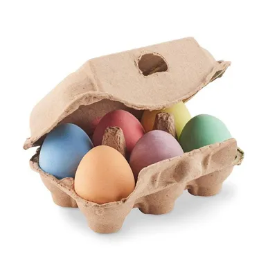 Produktbild von Natürliches Oster‑Set aus Malkreide & Bergwiesen‑Heu – perfekt für kreative Osternester