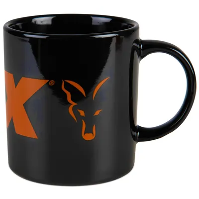 Produktbild von Fox Keramik Tasse mit Fox Logo (schwarz)