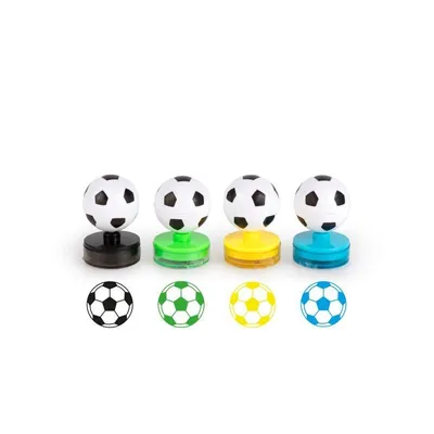 Produktbild von Trendhaus TAKE ACTION Fußball Stempel 2 in 1 4fach sortiert
