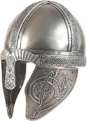 Produktbild von Der reich verzierte Wikingerhelm - mit den legendären Kriegern aus dem Norden - lässt dich wie ein echter Wikinger aussehen! WS300386