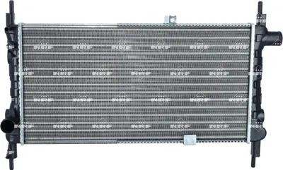 Productafbeelding van Radiateur met koelribben, 530 - 285 mm, aluminium, NRF, geschikt voor onder andere OPEL KADETT
