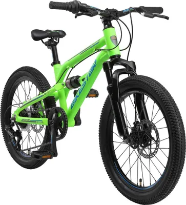 Produktbild von Bikestar Fully Mountainbike Kinderfahrrad 20 Zoll - Grün